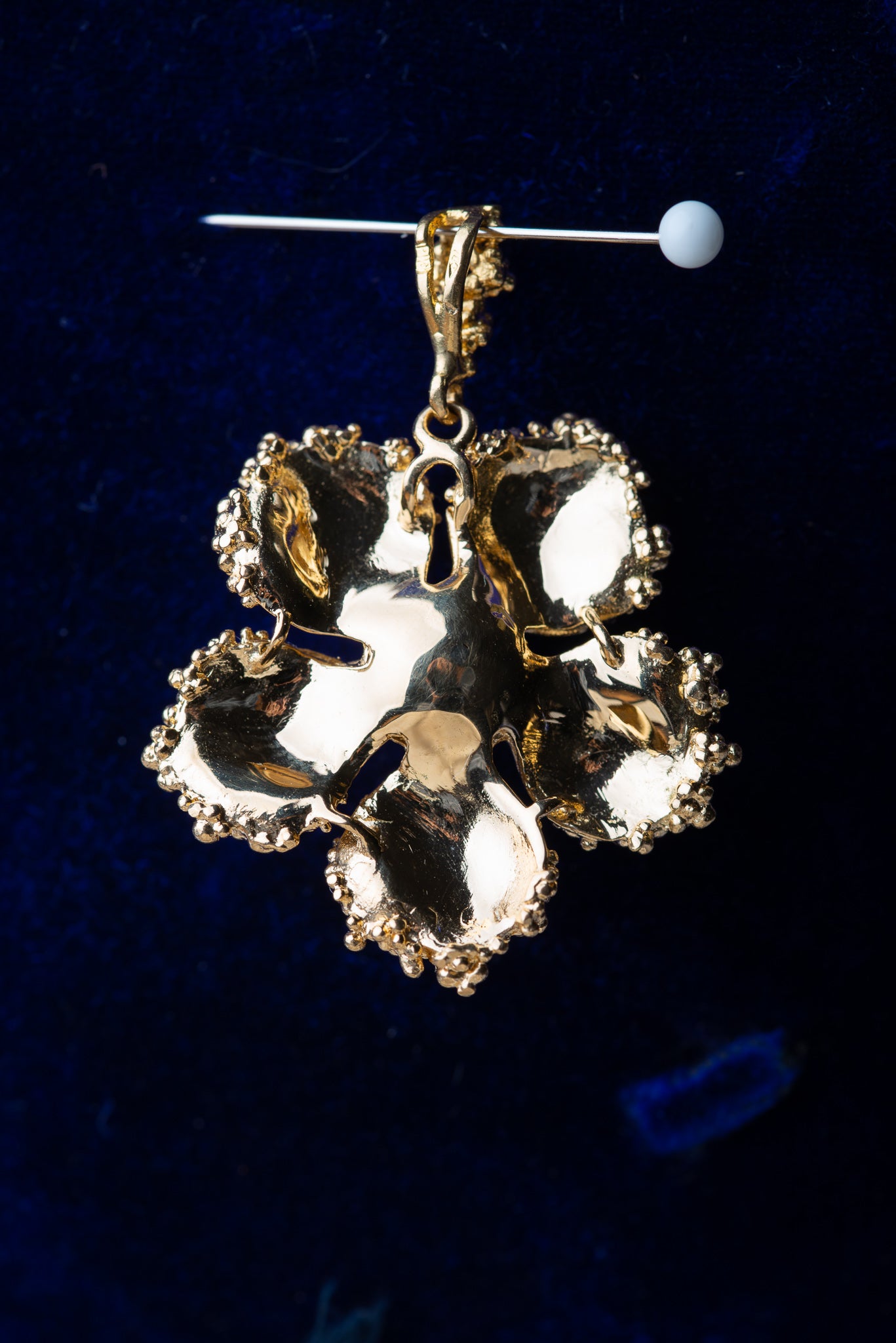 Vintage Statement Flower Pendant