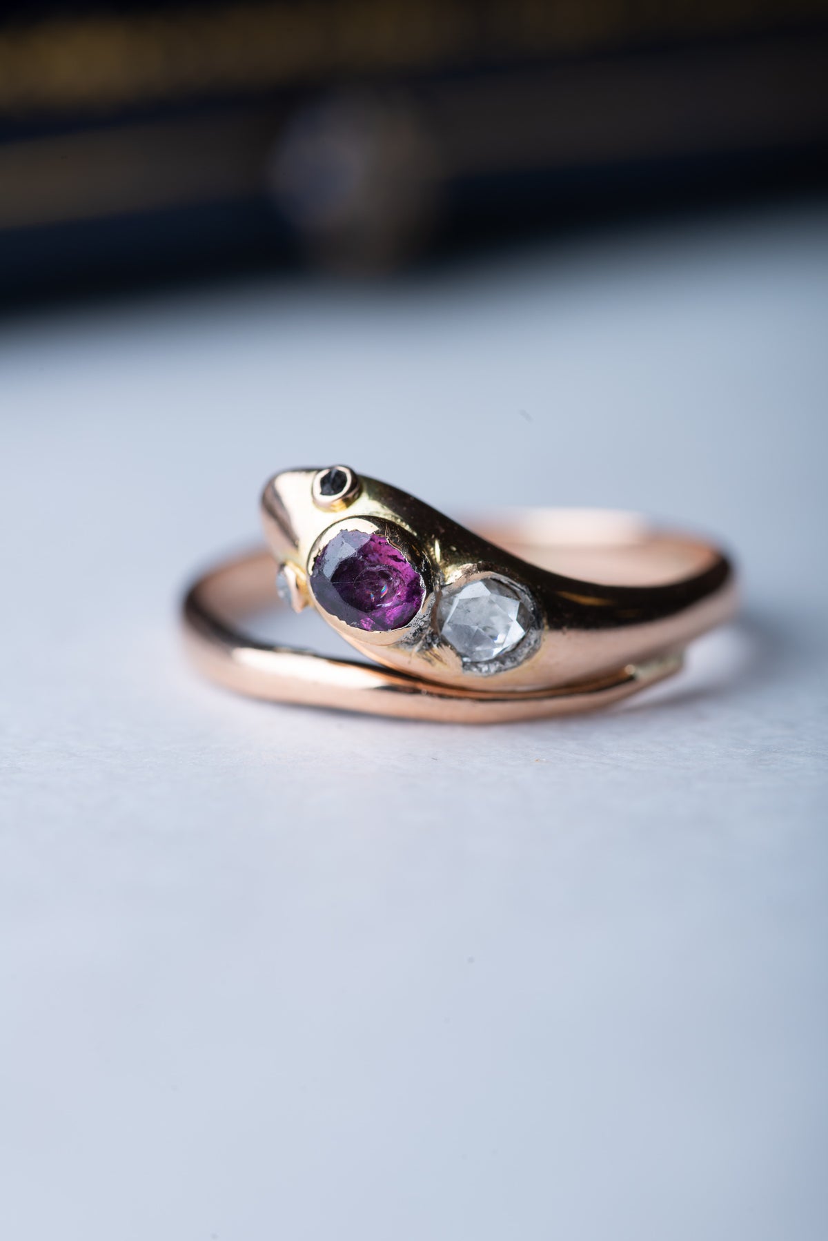 French Victorian Snake Ring