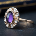 Vintage Amethyst Diamond Ring - LUXORIA VITA