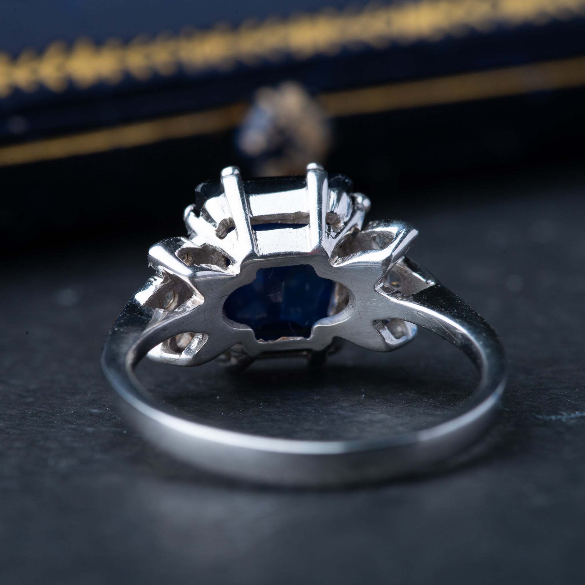 Vintage Sapphire Diamond Ring