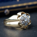 Vintage Heavy Unisex Diamond Ring - LUXORIA VITA