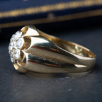 Vintage Heavy Unisex Diamond Ring - LUXORIA VITA