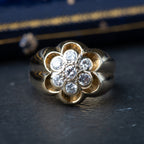Vintage Heavy Unisex Diamond Ring - LUXORIA VITA