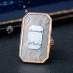Georgian Memorial Ring "Souvenir d'es Indie" - LUXORIA VITA