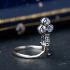 Art Deco Trefoil Diamond Ring - LUXORIA VITA
