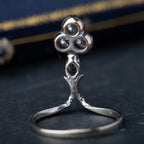 Art Deco Trefoil Diamond Ring - LUXORIA VITA