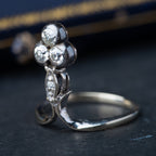 Art Deco Trefoil Diamond Ring - LUXORIA VITA