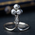 Art Deco Trefoil Diamond Ring - LUXORIA VITA