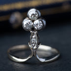 Art Deco Trefoil Diamond Ring - LUXORIA VITA