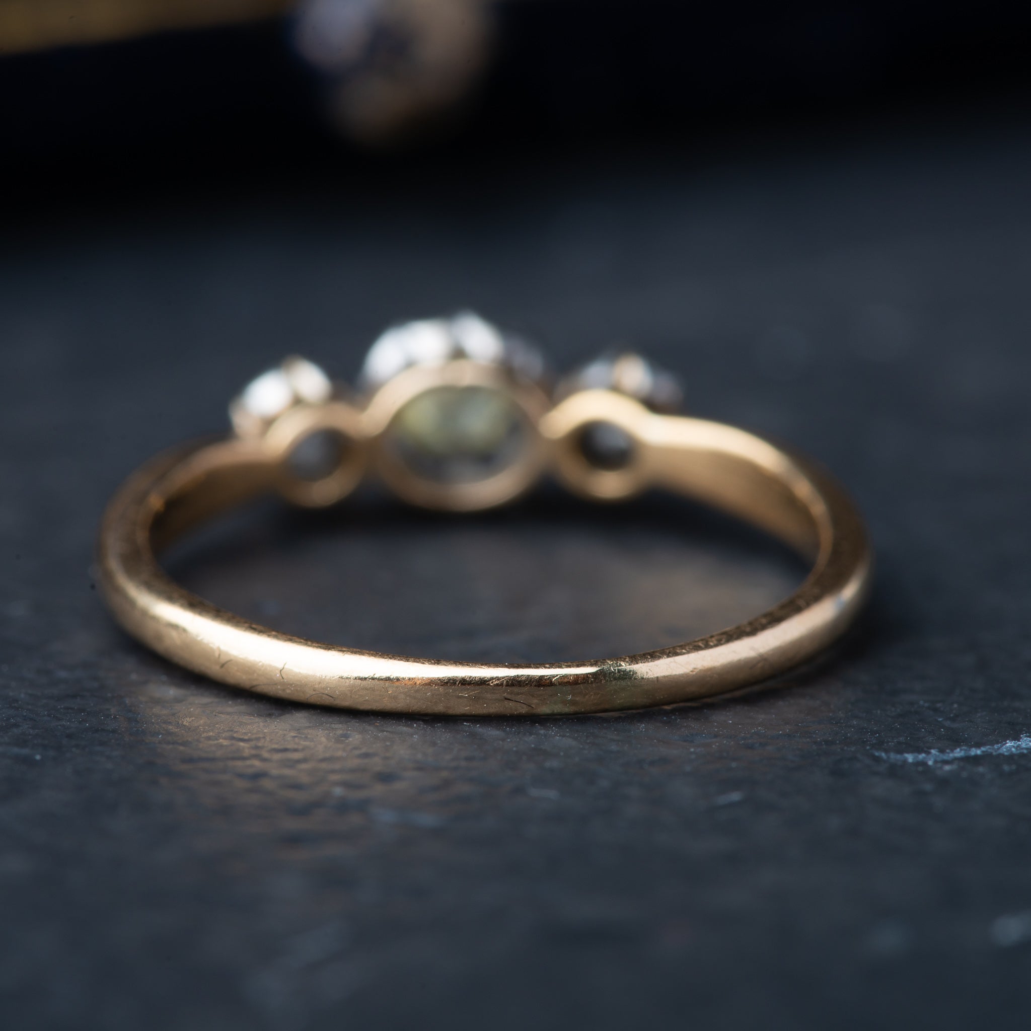 1900's Edwardian Trilogy Diamond Ring - Luxoria Vita