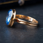 High Carat 21K Synthetic Spinel Ring - LUXORIA VITA