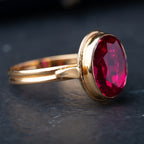 High Carat Ruby Ring - LUXORIA VITA
