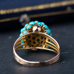 Vintage Turquoise Bombe Ring - LUXORIA VITA