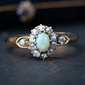 Art Deco Opal Diamond Ring - LUXORIA VITA