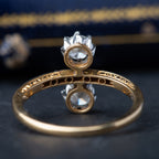 Art Deco Toi et Moi Diamond Ring - LUXORIA VITA