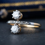 Art Deco Toi et Moi Diamond Ring - LUXORIA VITA