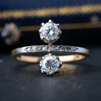 Art Deco Toi et Moi Diamond Ring - LUXORIA VITA