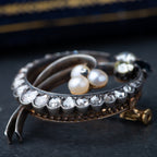 Antique Diamond Crescent Brooch - LUXORIA VITA