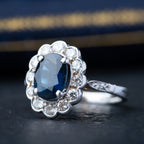 Vintage Sapphire Diamond Ring - LUXORIA VITA