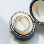 Art Deco Sapphire Diamond Ring - LUXORIA VITA