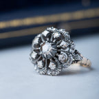 Dutch rosecut diamond ring + brooch set - LUXORIA VITA