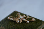 Victorian OMC Diamond Pearl Brooch - LUXORIA VITA