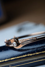 Edwardian Crossover Rosecut Diamond Bracelet - LUXORIA VITA