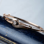 Edwardian Crossover Rosecut Diamond Bracelet - LUXORIA VITA