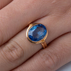 High Carat 21K Synthetic Spinel Ring - LUXORIA VITA
