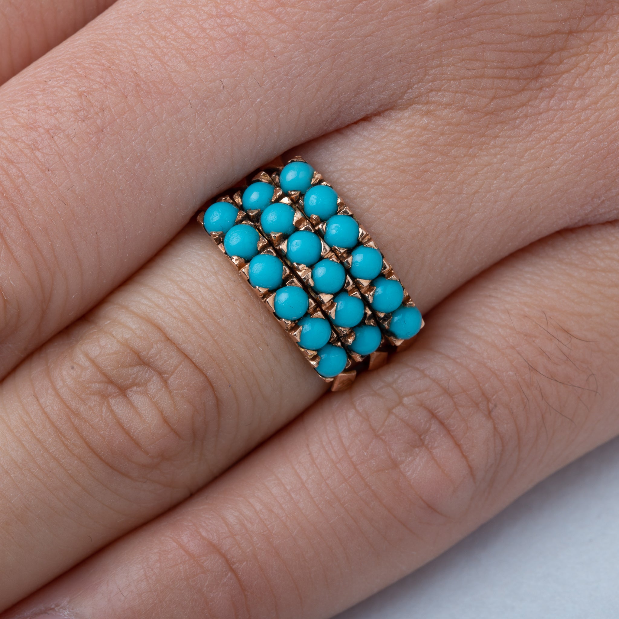 Vintage Turquoise Harem Ring - LUXORIA VITA