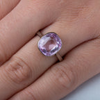 Art Deco Pink Sapphire Ring - LUXORIA VITA