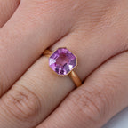 Vintage Pink Sapphire Ring - LUXORIA VITA
