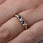 Antique Ruby Diamond Ring - LUXORIA VITA