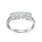 Modern 1.65ct Diamond Trilogy Ring - LUXORIA VITA