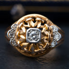 Retro 1940’s Diamond Tank Ring - LUXORIA VITA