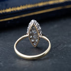 Antique 1900's Diamond Navette Ring - LUXORIA VITA