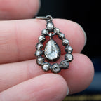 Victorian Rosecut Diamond Pendant - LUXORIA VITA
