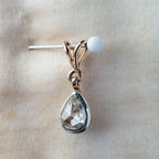 Rosecut Diamond Pear Shaped Pendant - LUXORIA VITA
