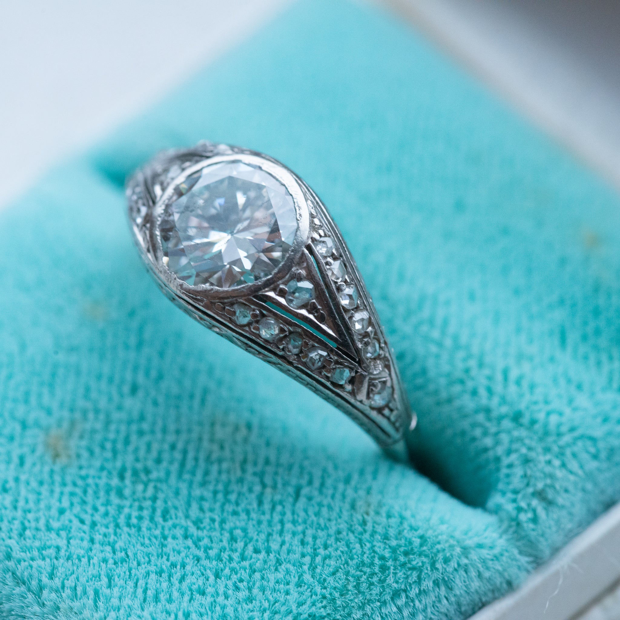 Art Deco 1.80ct Solitaire Diamond Ring