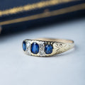 Sapphire Trilogy Ring - LUXORIA VITA