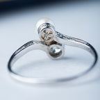 Art Deco Toi et Moi Ring - LUXORIA VITA