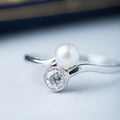 Art Deco Toi et Moi Ring - LUXORIA VITA