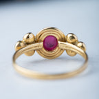 Vintage ruby diamond ring - LUXORIA VITA