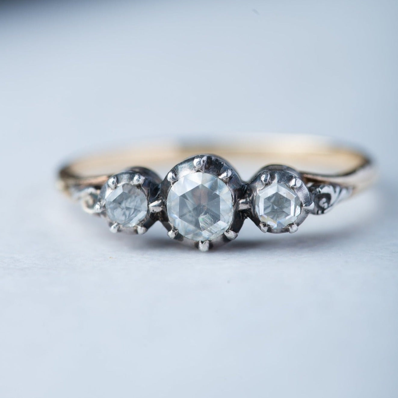 Rosecut Diamond Trilogy Ring - LUXORIA VITA