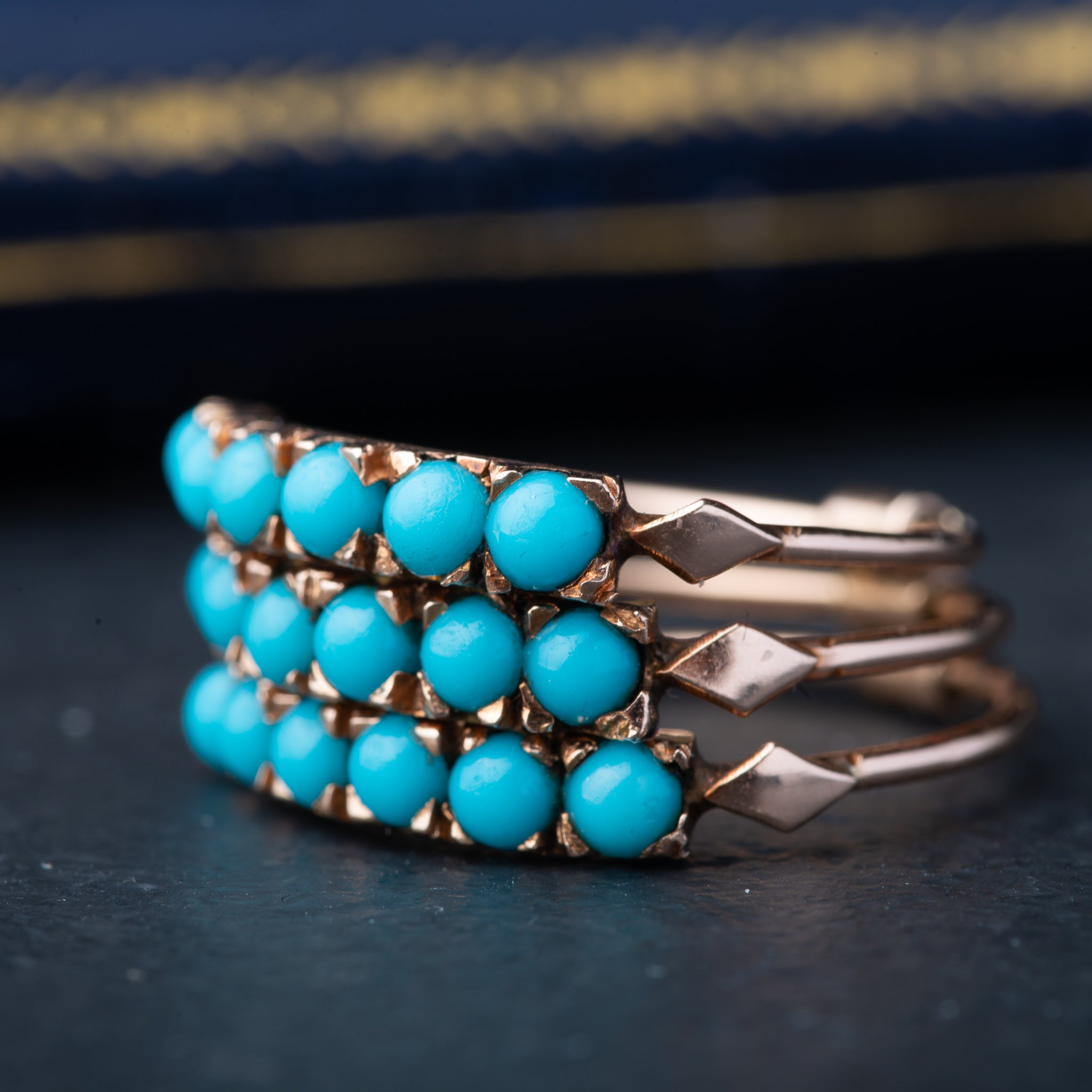 Vintage Turquoise Harem Ring - LUXORIA VITA