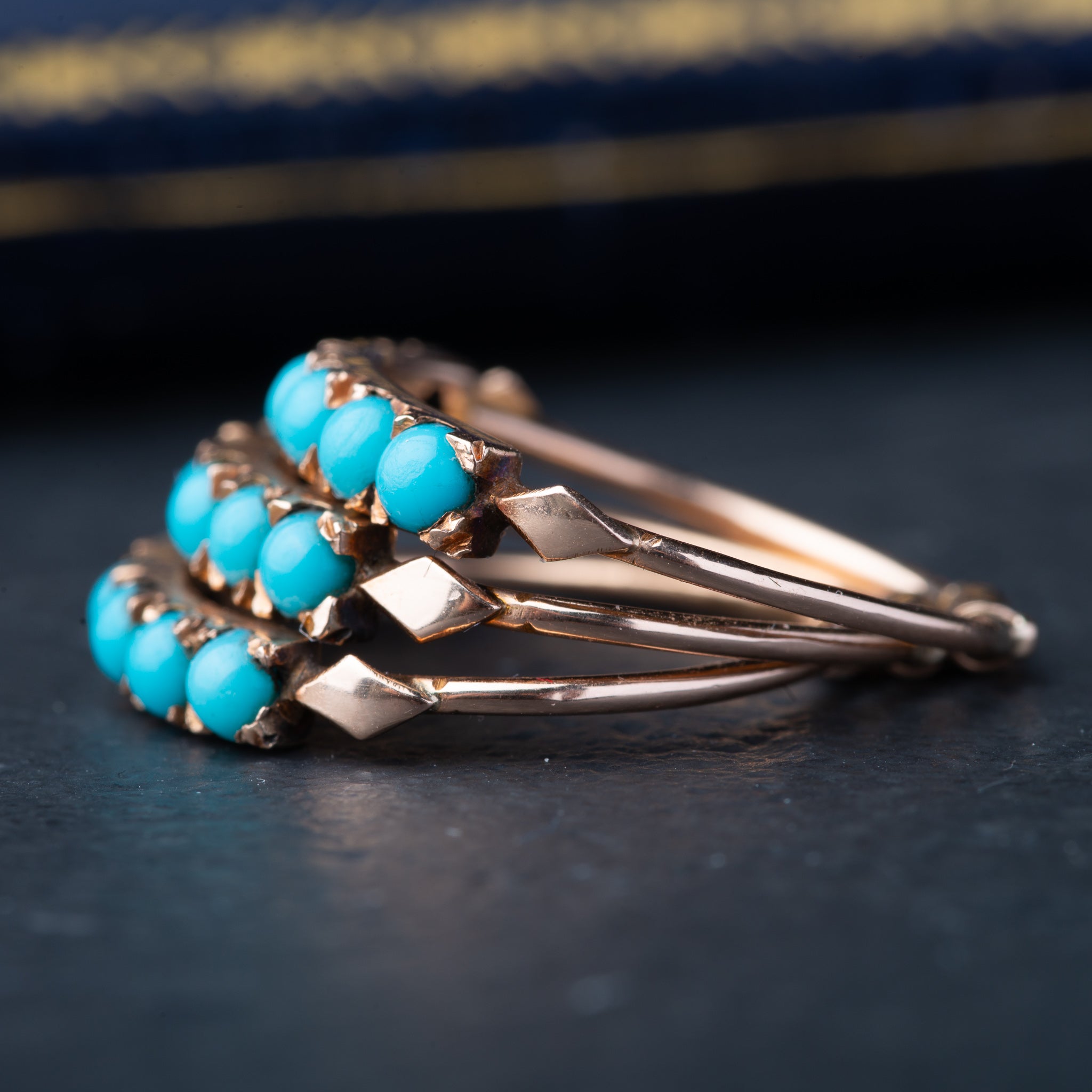 Vintage Turquoise Harem Ring - LUXORIA VITA