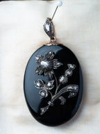 Victorian Rosecut Diamond Locket - LUXORIA VITA