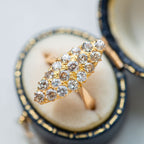 Victorian 1900's Navette Ring - LUXORIA VITA