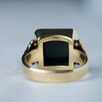 Vintage unisex bloodstone ring - LUXORIA VITA