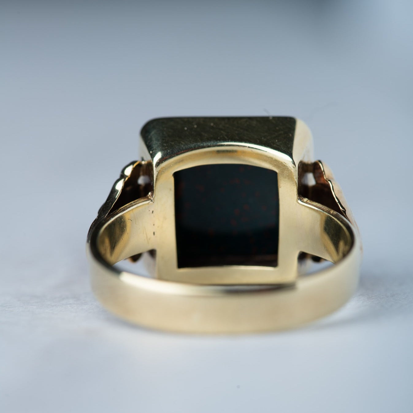 Vintage unisex bloodstone ring - LUXORIA VITA